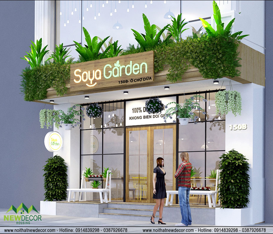 Thiết kế quán Soya Garden